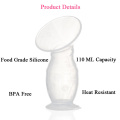 Com tampa Bpa livre para bebê manual para coletor de leite com logotipo personalizado bomba de leite de silicone manual